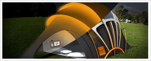 Orange solar deals tent price